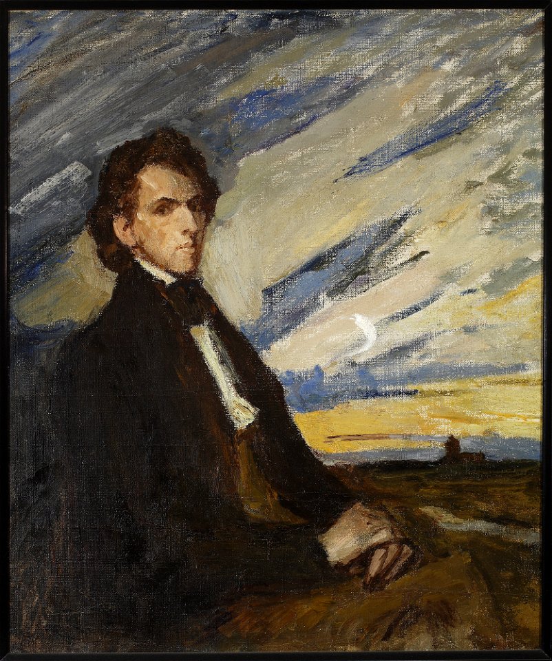 Jan Ciągliński - Portrait of Fryderyk Chopin - MP 5320 MNW - National Museum in Warsaw