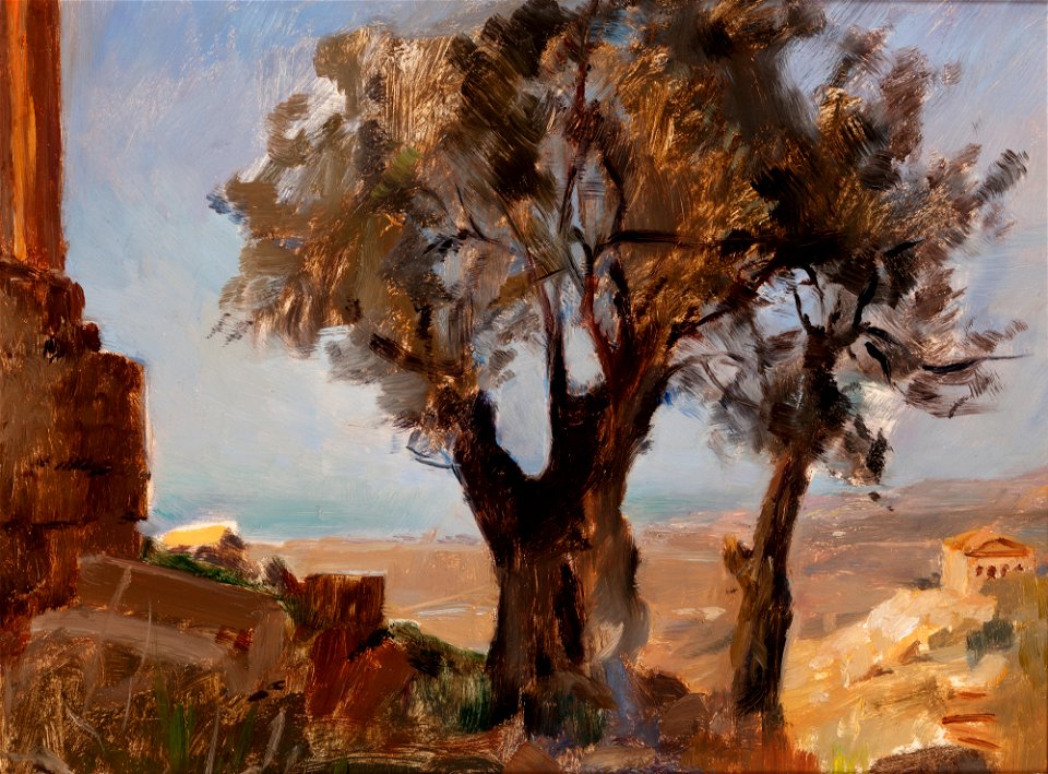 Jan Ciągliński - Girgenti (Trees) - MNK II-b-320 - National Museum Kraków