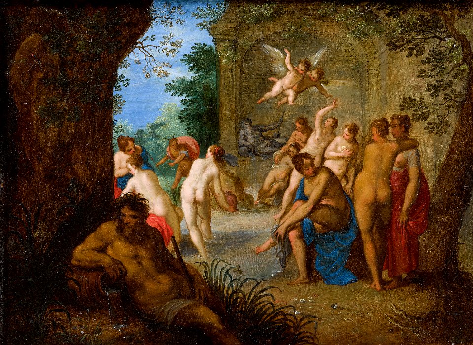 Jan Brueghel the Elder - Diana and Actaeon with Nymphs
