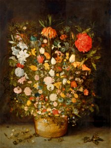 Jan Brueghel - Stilleven met bloemen. Free illustration for personal and commercial use.