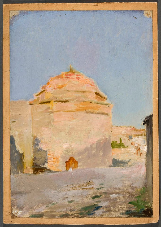 Jan Ciągliński - Grave of Maria Potocka in Bakhchisaray. From the journey to Crimea - MP 1441 MNW - National Museum in Warsaw