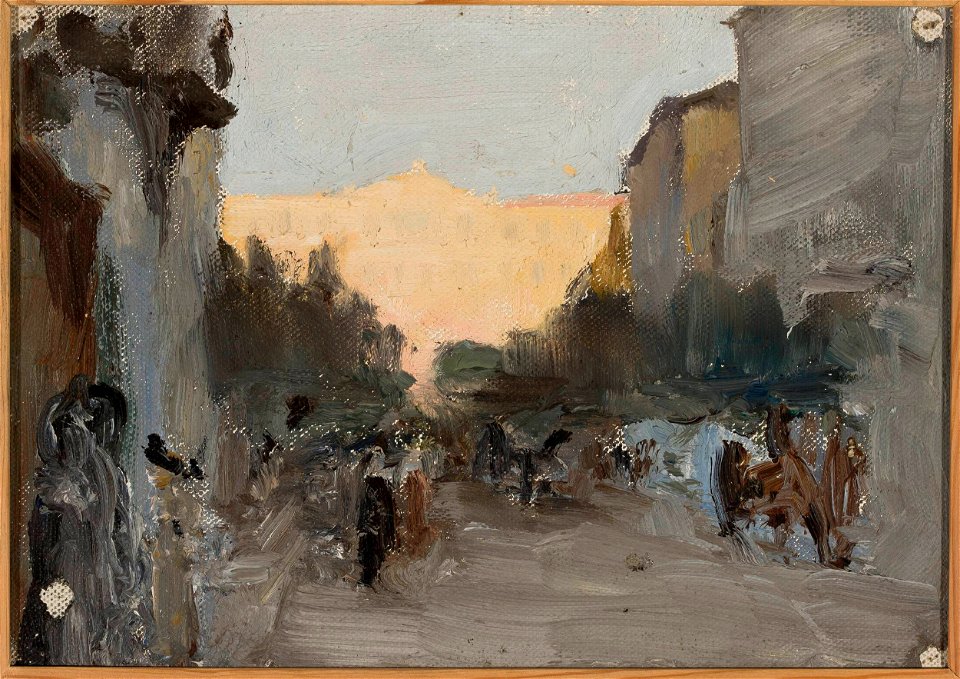 Jan Ciągliński - Athens. From the journey to Greece - MP 1641 MNW - National Museum in Warsaw