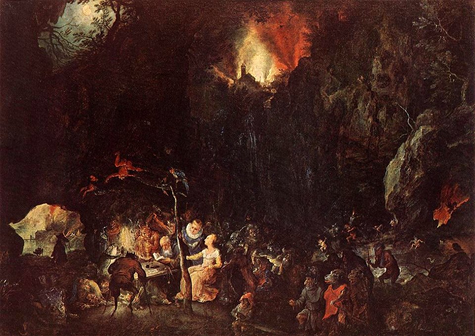 Jan Brueghel (I) - Temptation of St Anthony - WGA03592