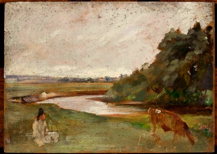 Jan Ciągliński - Ogonowice in the region of Radom - MP 1859 MNW - National Museum in Warsaw