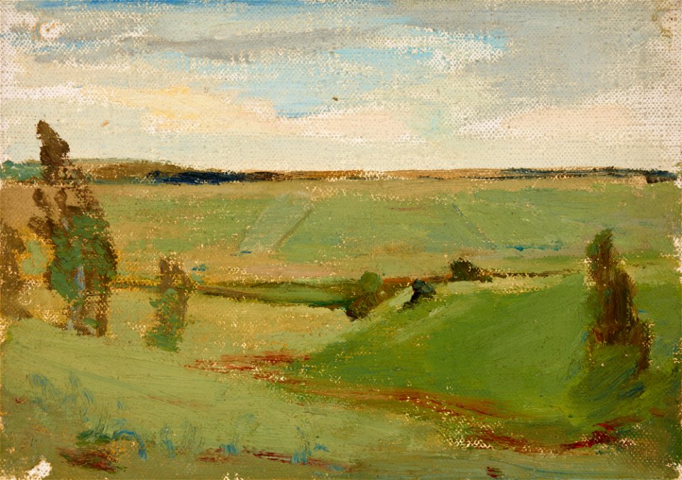 Jan Ciągliński - Northern Studies (By a River) - MNK II-b-499 - National Museum Kraków