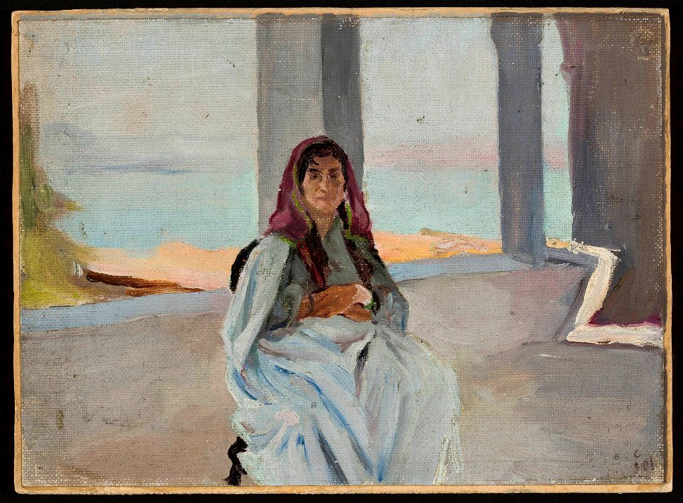 Jan Ciągliński - Jewess from Tiberias. From the journey to Palestine - MP 1544 MNW - National Museum in Warsaw