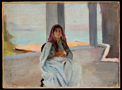 Jan Ciągliński - Jewess from Tiberias. From the journey to Palestine - MP 1544 MNW - National Museum in Warsaw