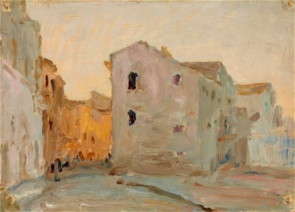 Jan Ciągliński - Syracuse (Architectural Fragment) - MNK II-b-434 - National Museum Kraków
