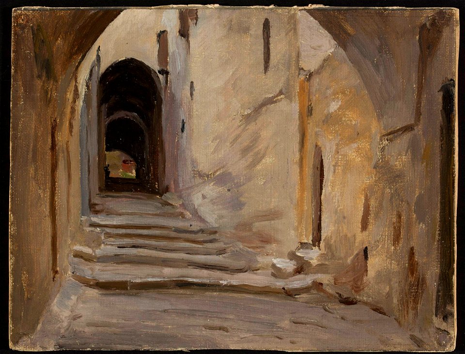 Jan Ciągliński - Jerusalem. From the journey to Palestine - MP 1550 MNW - National Museum in Warsaw
