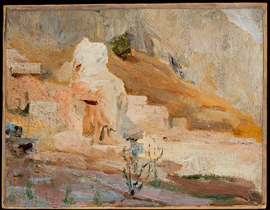 Jan Ciągliński - Delphi. From the journey to Greece - MP 1635 MNW - National Museum in Warsaw