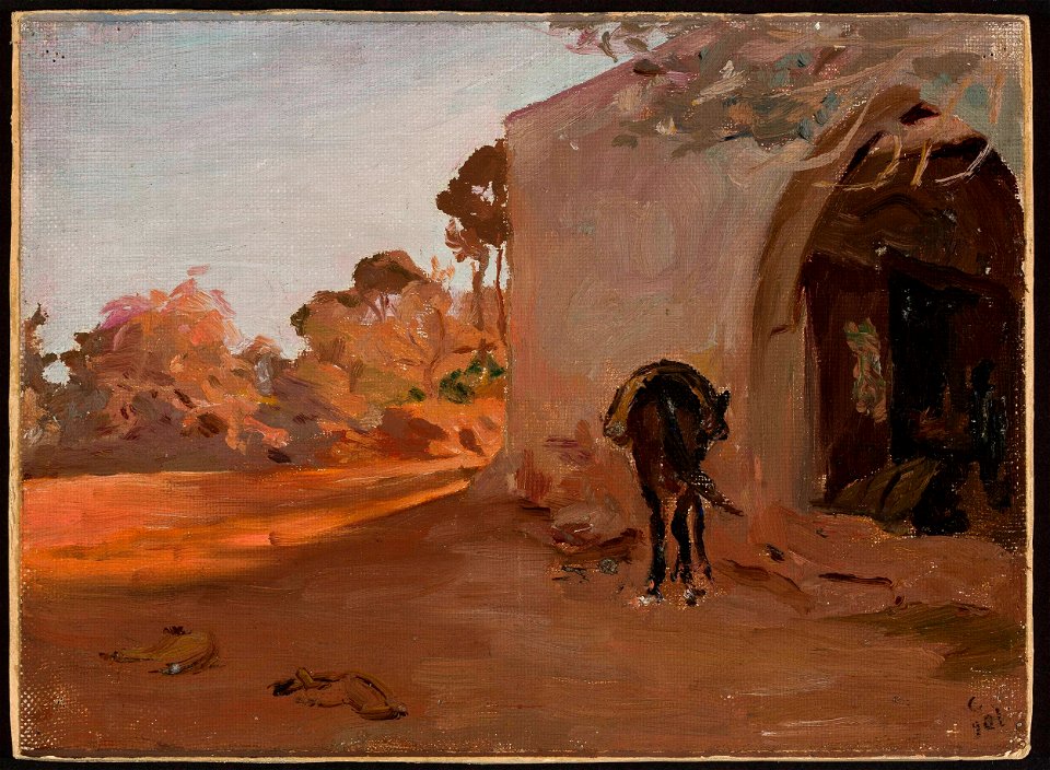 Jan Ciągliński - Beirut. From the journey to Palestine - MP 1530 MNW - National Museum in Warsaw