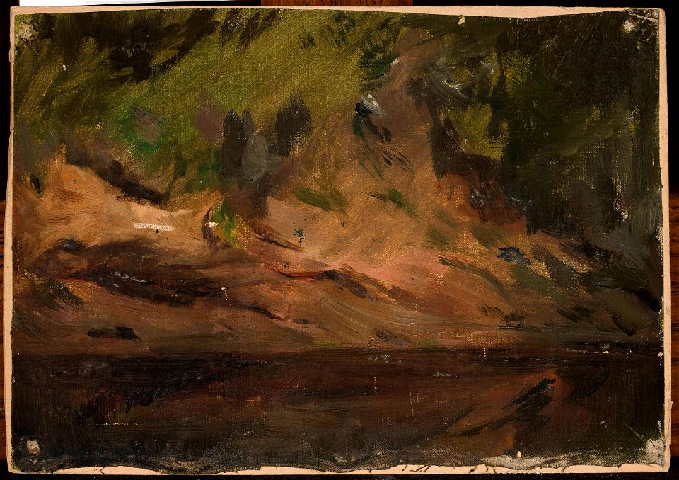 Jan Ciągliński - Sandy bank. Study from Podolia - MP 1848 MNW - National Museum in Warsaw