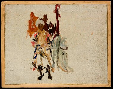Jan Ciągliński - Turkestan – sketch of an inhabitant of Bukhara. From the journey to Turkestan - MP 1732 MNW - National Museum in Warsaw