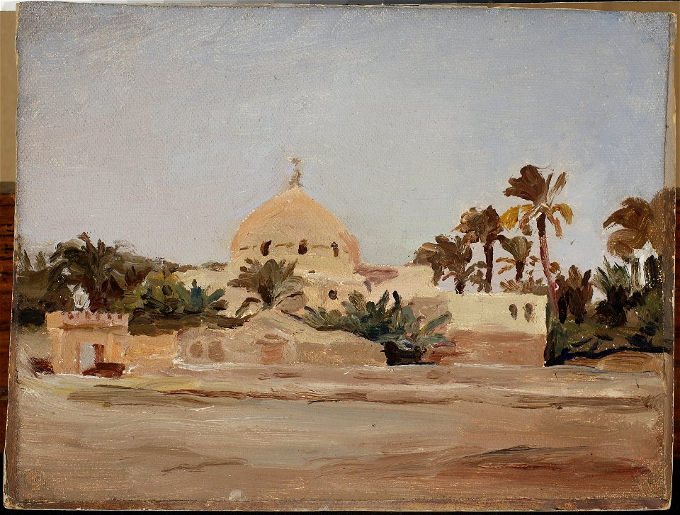Jan Ciągliński - From Cairo. From the journey to Egypt - MP 1579 MNW - National Museum in Warsaw