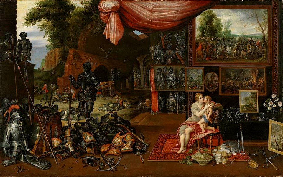 Jan Brueghel d. Ä. (Nachfolger) - Venus und Amor in der Schmiede des Vulkan (Das Gefühl) - 4945 - Bavarian State Painting Collections