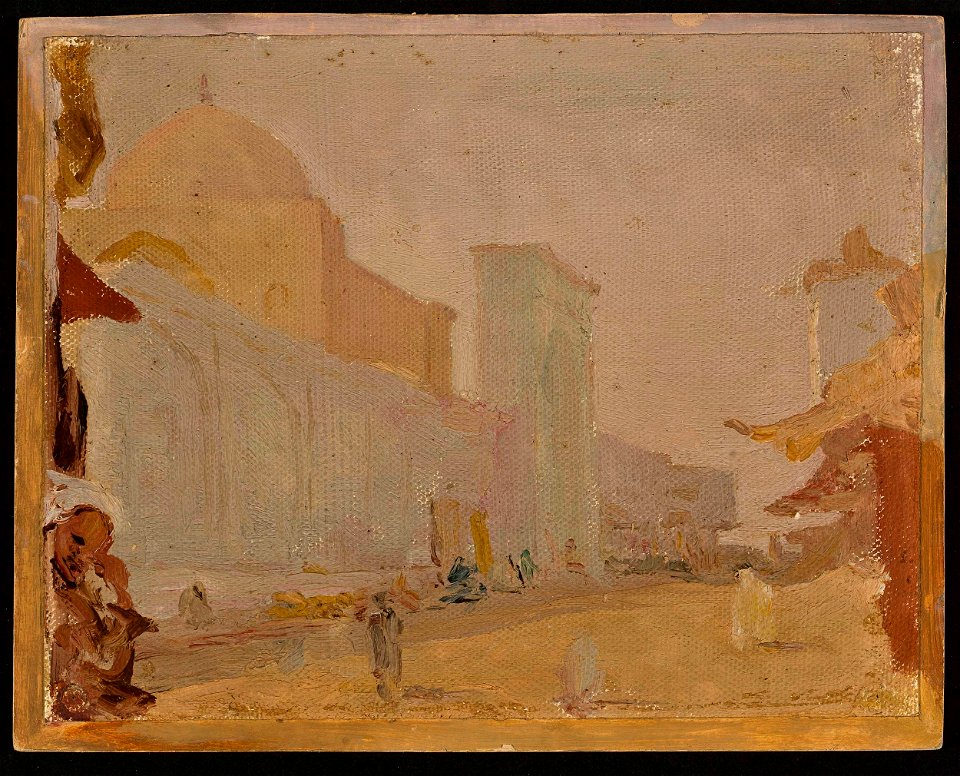 Jan Ciągliński - Old Tashkent. From the journey to Turkestan - MP 1718 MNW - National Museum in Warsaw