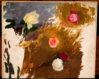 Jan Ciągliński - Yalta – flowers - MP 1744 MNW - National Museum in Warsaw