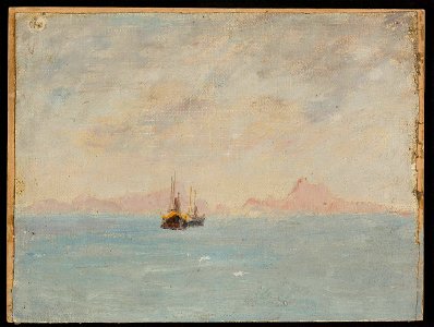 Jan Ciągliński - From the ship. From the journey to India - MP 1690 MNW - National Museum in Warsaw
