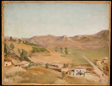 Jan Ciągliński - Olympia. From the journey to Greece - MP 1628 MNW - National Museum in Warsaw