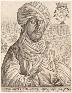 Jan Cornelis Vermeyen - Portrait of Mulay Ahmad, c. 1535–36