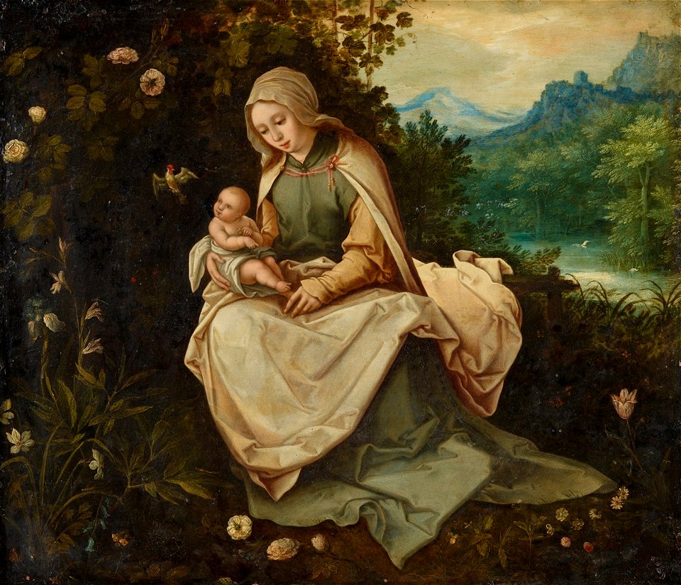 Jan Brueghel (II) - The Virgin and Child in a Landscape