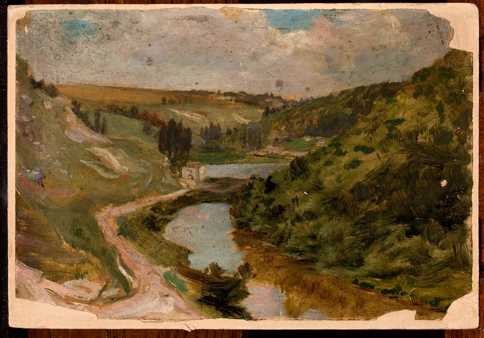 Jan Ciągliński - Study from Podolia - MP 1850 MNW - National Museum in Warsaw