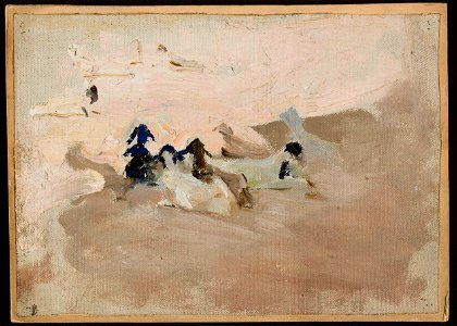 Jan Ciągliński - Corfu – goats. From the journey to Greece - MP 1620 MNW - National Museum in Warsaw