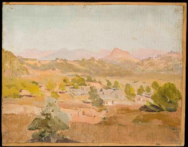 Jan Ciągliński - Olympia. From the journey to Greece - MP 1629 MNW - National Museum in Warsaw