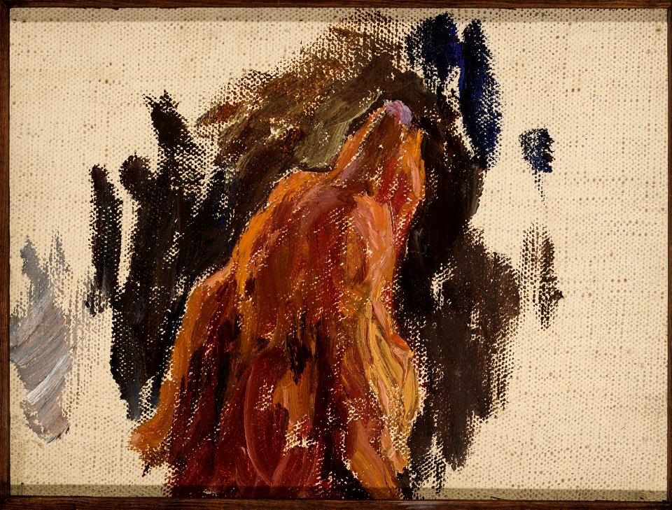 Jan Ciągliński - Study of dog’s head - MP 1816 MNW - National Museum in Warsaw