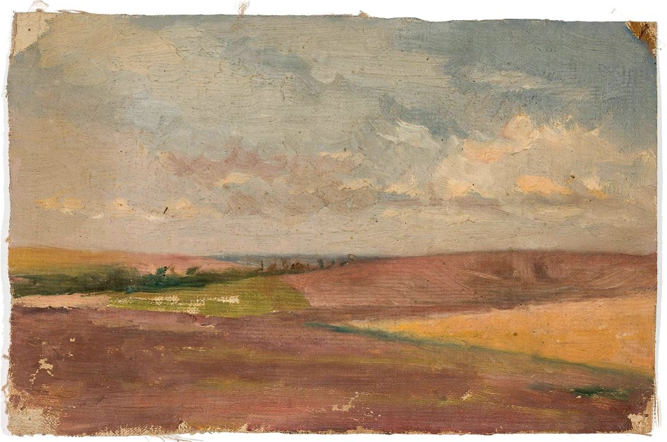 Jan Ciągliński - Polish landscape - MP 1858 MNW - National Museum in Warsaw