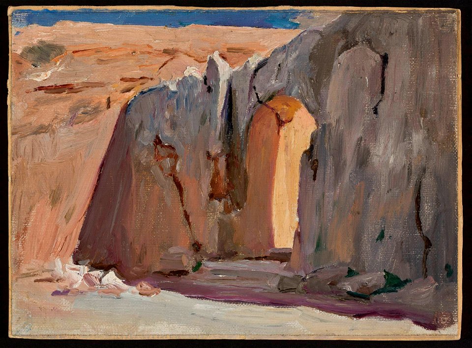 Jan Ciągliński - Tombs of the kings in Jerusalem. From the journey to Palestine - MP 1553 MNW - National Museum in Warsaw
