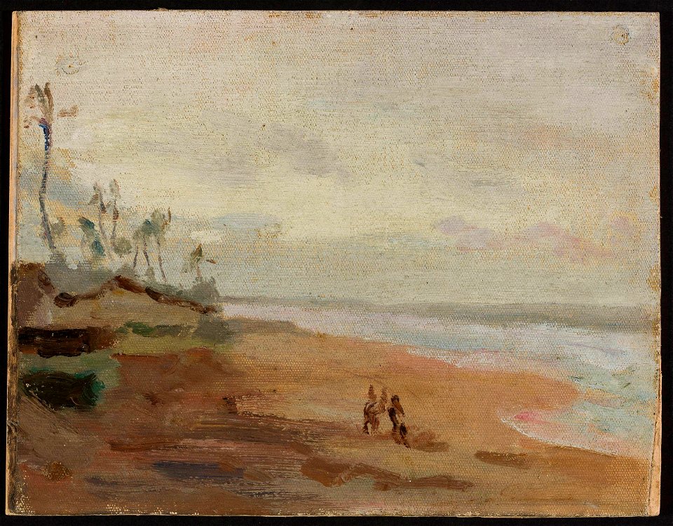 Jan Ciągliński - Ceylon – Colombo. From the journey to India - MP 1687 MNW - National Museum in Warsaw