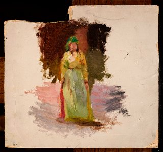 Jan Ciągliński - Sketch of a woman - MP 1808 MNW - National Museum in Warsaw
