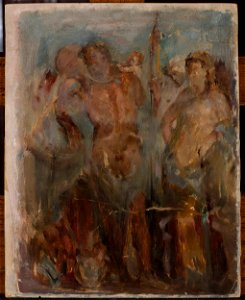 Jan Ciągliński - Copy of a Pompeii fresco in Naples - MP 1792 MNW - National Museum in Warsaw