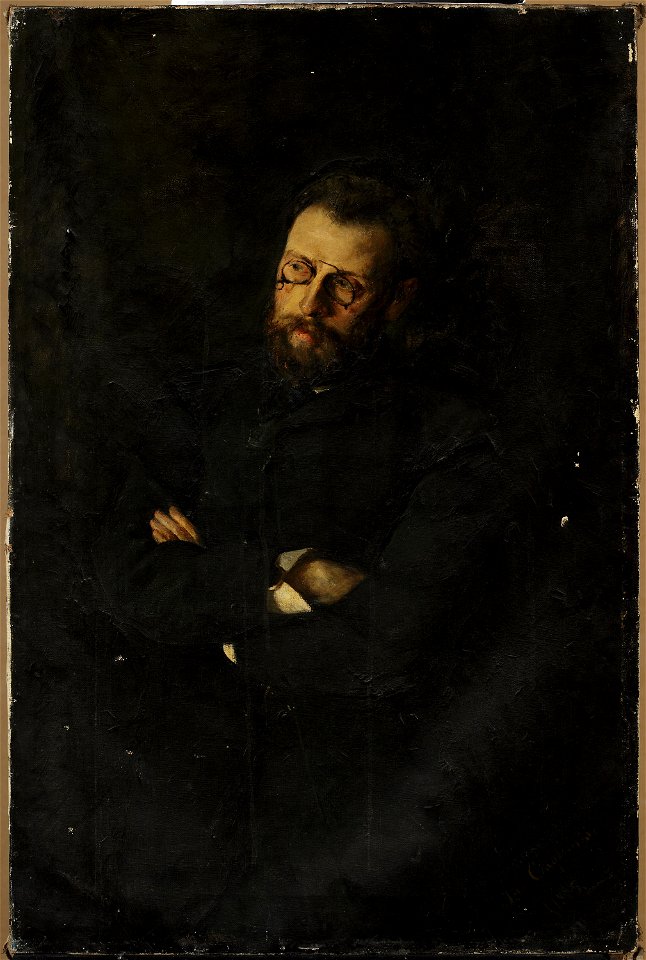 Jan Ciągliński - Portrait of Erazm Piltz - MP 1873 MNW - National Museum in Warsaw