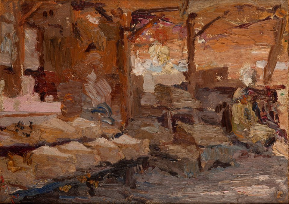 Jan Ciągliński - Bursa (Rose Soap Market) - MNK II-b-450 - National Museum Kraków
