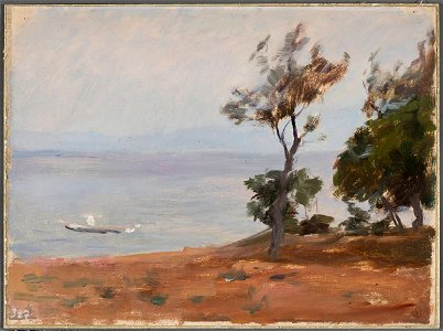 Jan Ciągliński - Landscape. From the journey to Constantinople - MP 1493 MNW - National Museum in Warsaw