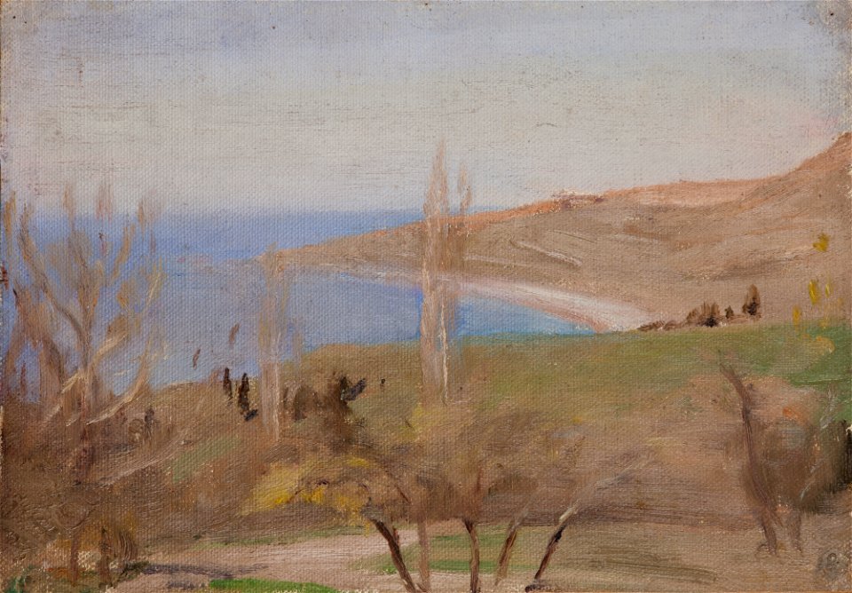 Jan Ciągliński - Yalta (Spring – Poplars) - MNK II-b-399 - National Museum Kraków