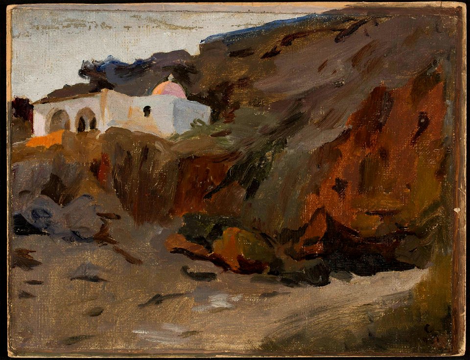 Jan Ciągliński - Desert, Bamas in Judea. From the journey to Palestine - MP 1538 MNW - National Museum in Warsaw