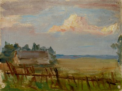 Jan Ciągliński - Northern Studies (The White Night – Clouds) - MNK II-b-495 - National Museum Kraków