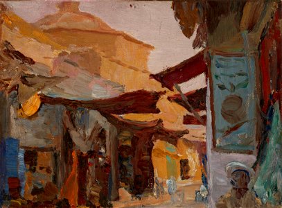 Jan Ciągliński - Smyrna (Bazaar) - MNK II-b-446 - National Museum Kraków