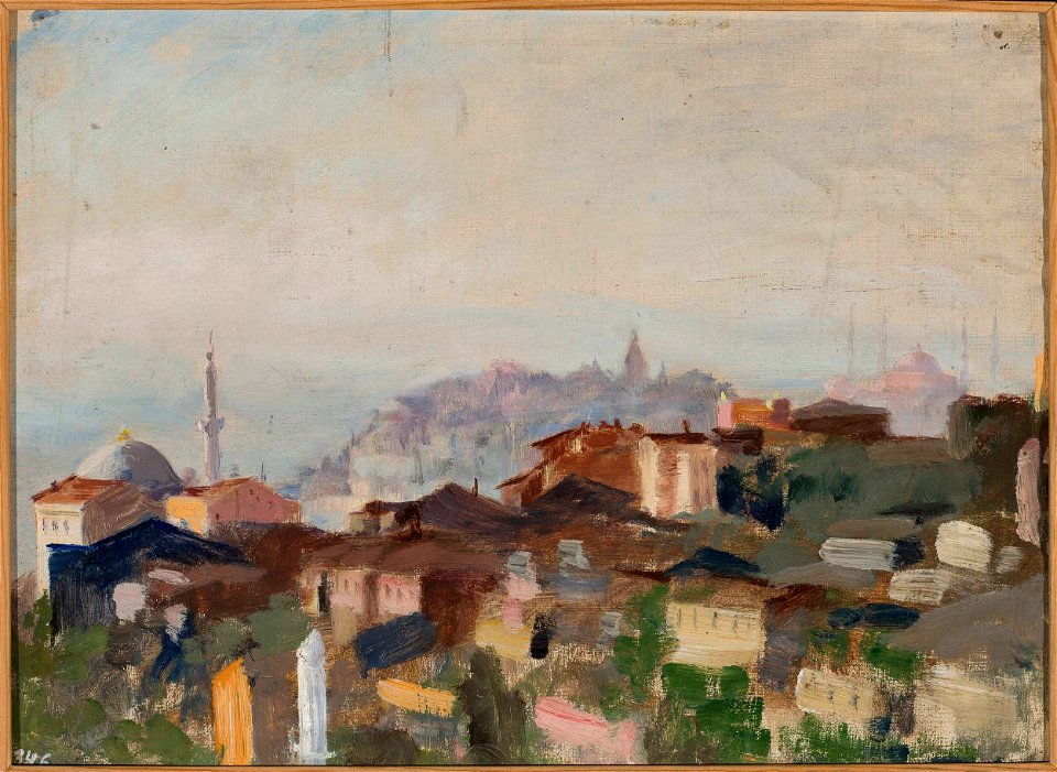 Jan Ciągliński - View of Punta del Seraglio. From the journey to Constantinople - MP 1513 MNW - National Museum in Warsaw