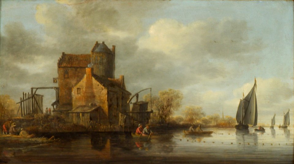 Jan Coelenbier - Dutch River View - KMS104 - Statens Museum for Kunst