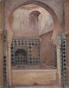 Jan Ciągliński - Granada (Alhambra) - MNK II-b-368 - National Museum Kraków