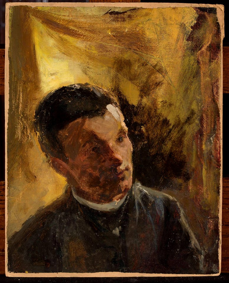 Jan Ciągliński - Portrait of Alexander Lensky (1847–1908), Russian artist - MP 1758 MNW - National Museum in Warsaw