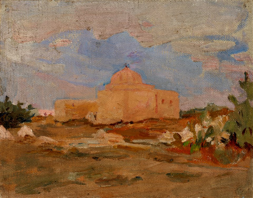 Jan Ciągliński - Kairouan (The Mosque of the Sword) - MNK II-b-453 - National Museum Kraków