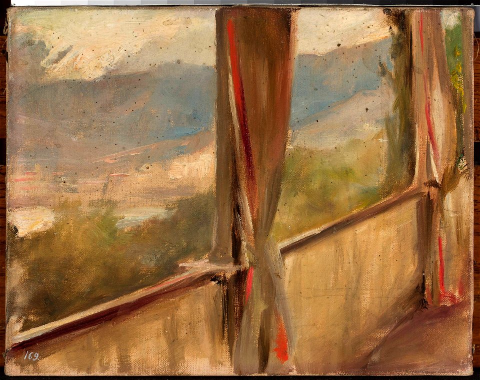 Jan Ciągliński - View from Yalta. From the journey to Crimea - MP 1429 MNW - National Museum in Warsaw