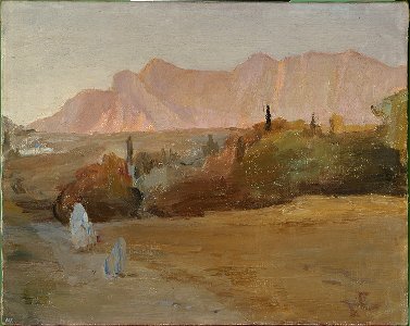 Jan Ciągliński - Alupka. From the journey to Crimea - MP 1788 MNW - National Museum in Warsaw