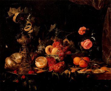 Jan Davidsz. de Heem - Still-Life with Flowers and Fruit - WGA11281