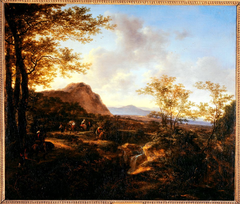 Jan Dirksz Both - Paysage avec voyageurs - PDUT894 - Musée des Beaux-Arts de la ville de Paris